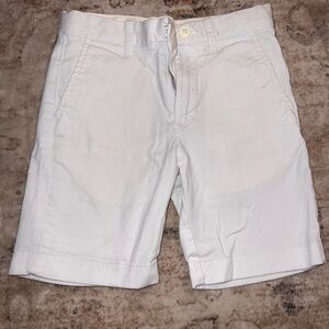 White Casual Shorts